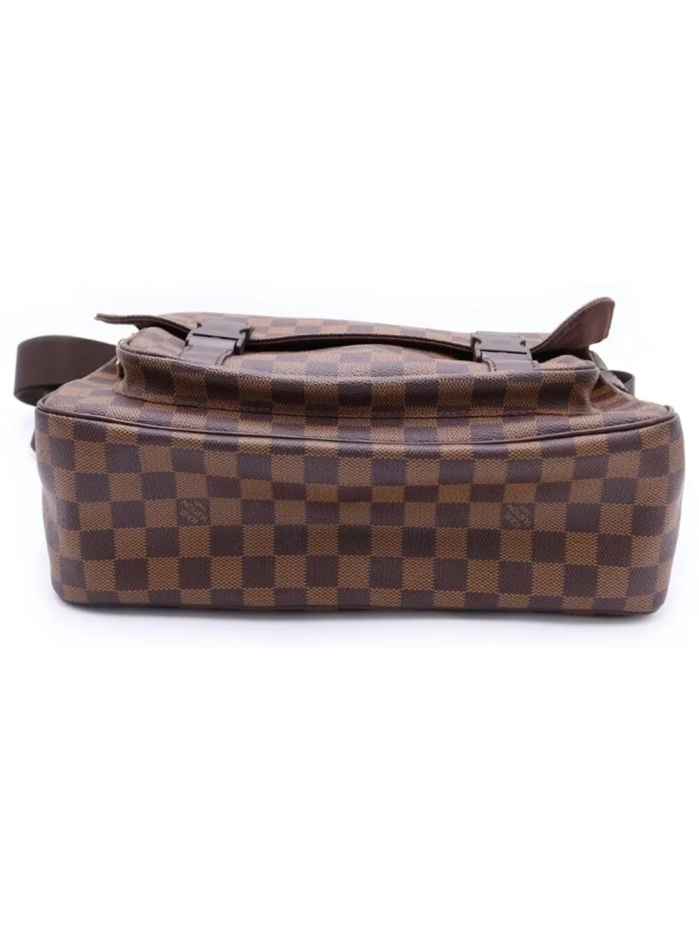Louis Vuitton Messenger Melville Damier Leather Shoulder Bag Brown